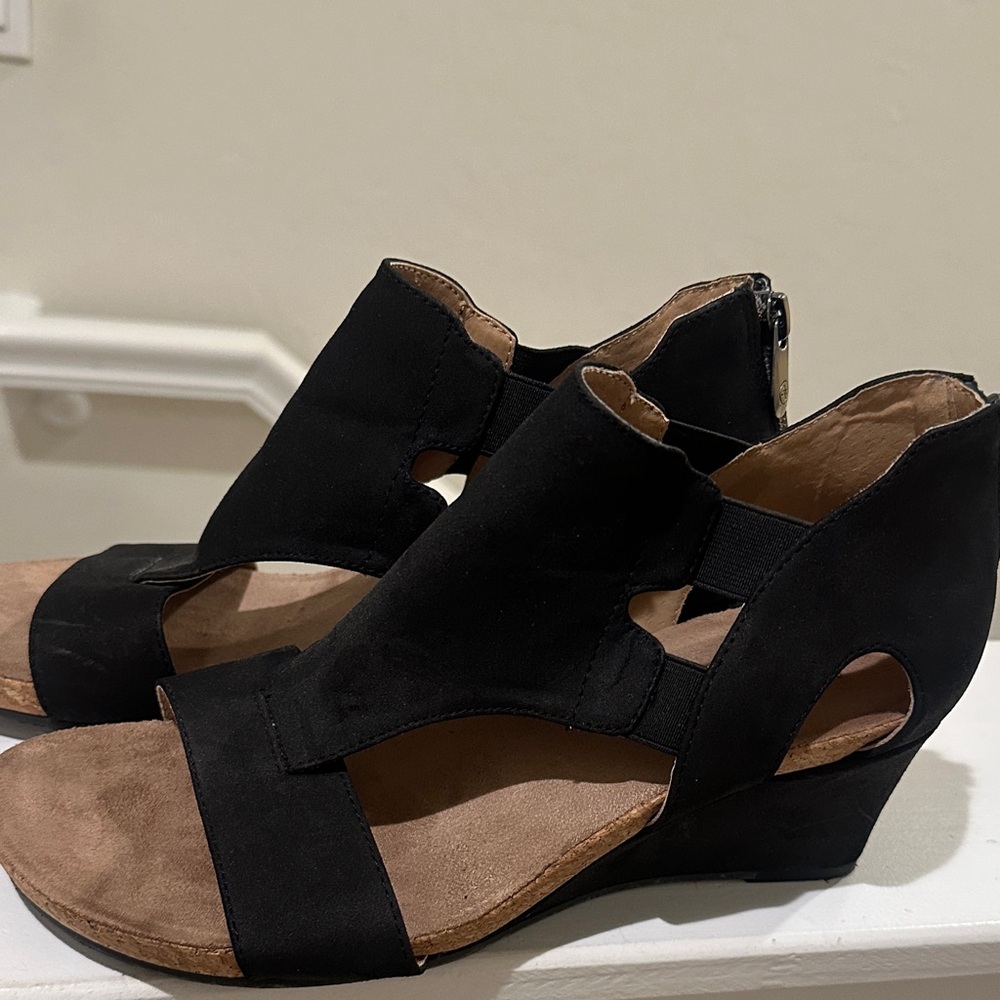 Adrienne vittadini Elegant Black Women's Sandals